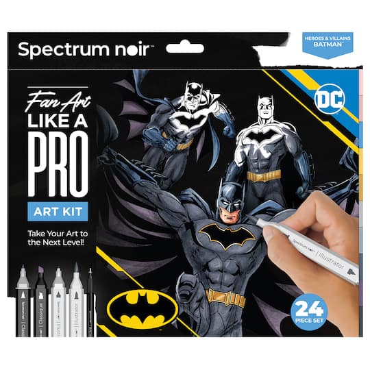 Spectrum Noir&#x2122; Pro Fan-Art Batman Kit